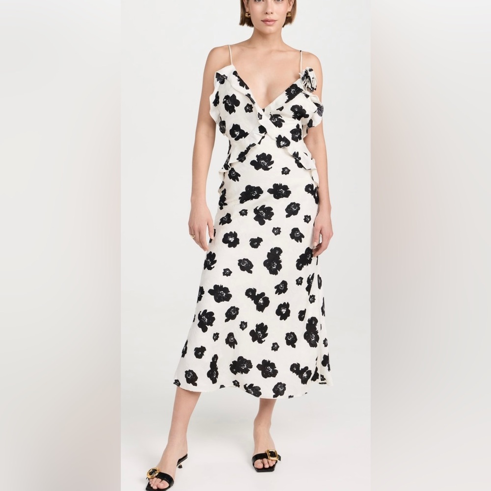 Bardot from Anthropologie new with tags never worn size 10 black and white dress